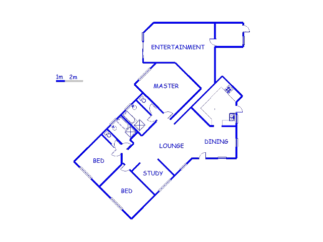 Floor plan of the property in Nigel