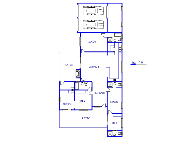 Floor plan of the property in Olifantshoek