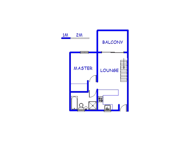 Floor plan of the property in Lone Hill