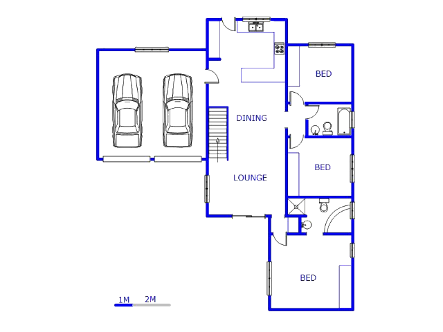 Floor plan of the property in Kengies