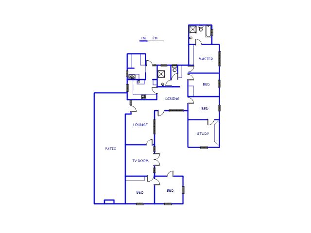 Floor plan of the property in Impala Park