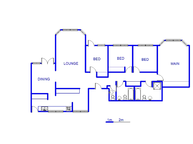 Floor plan of the property in Kleve Hill Park