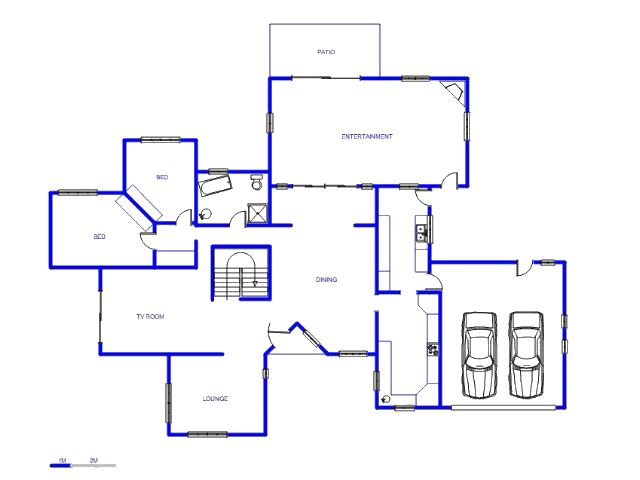 Floor plan of the property in Heatherdale