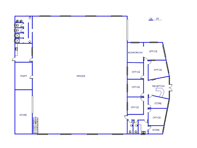 Floor plan of the property in Emalahleni (Witbank) 