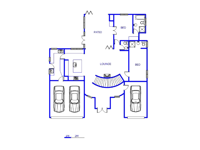 Floor plan of the property in Featherbrooke Estate