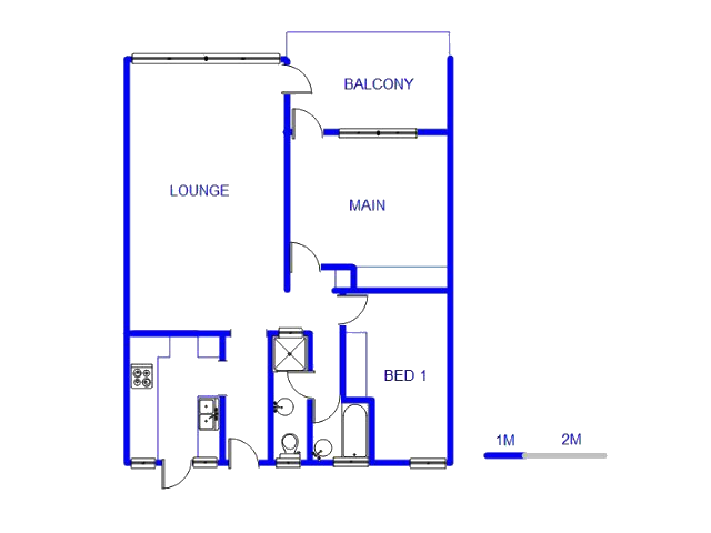 Floor plan of the property in Bramley Park