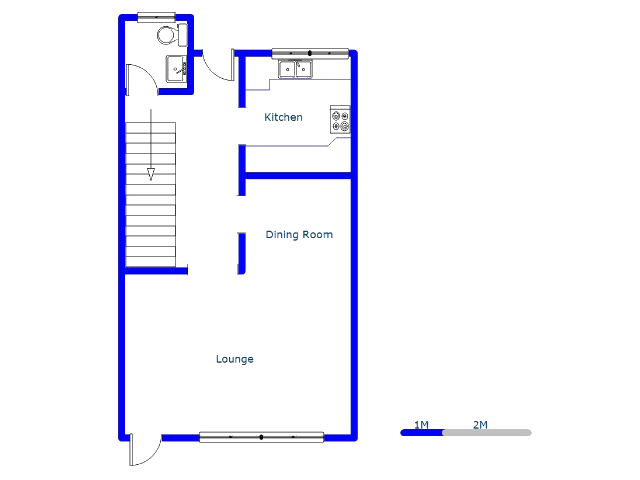Floor plan of the property in Haddon