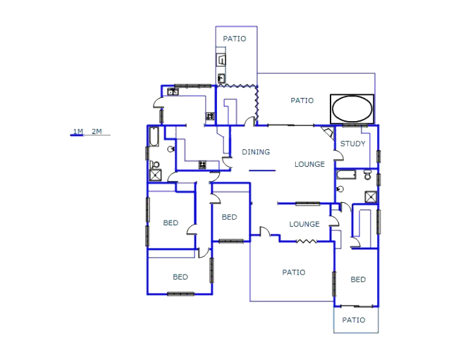 Floor plan of the property in Grayleigh