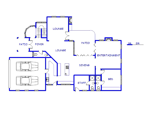 Floor plan of the property in Savannah Country Estate