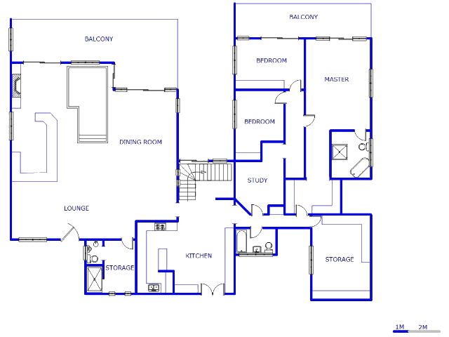 Floor plan of the property in Rangeview