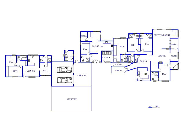 Floor plan of the property in Wierdapark