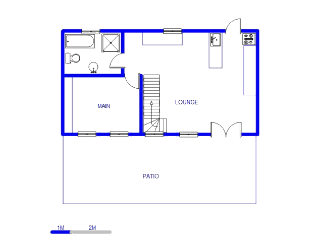 Floor plan of the property in Raslouw