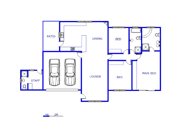 Floor plan of the property in Fairlands