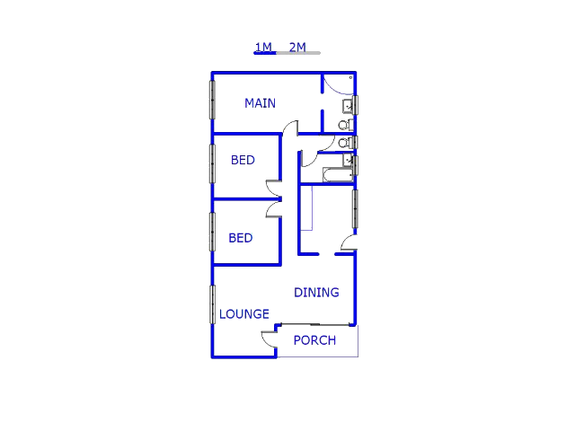 Floor plan of the property in Mariann Heights