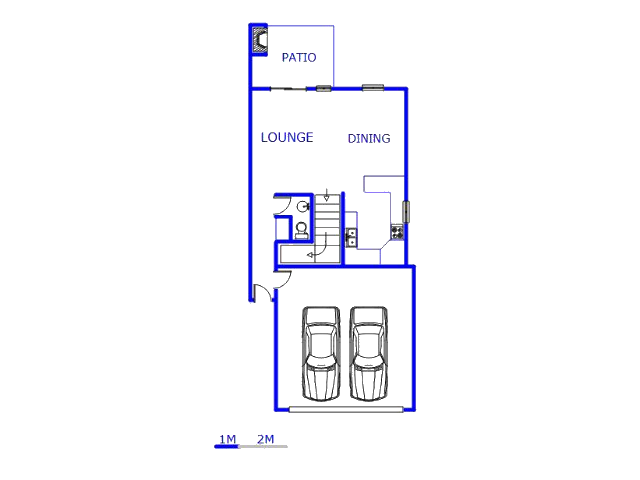 Floor plan of the property in Doornpoort