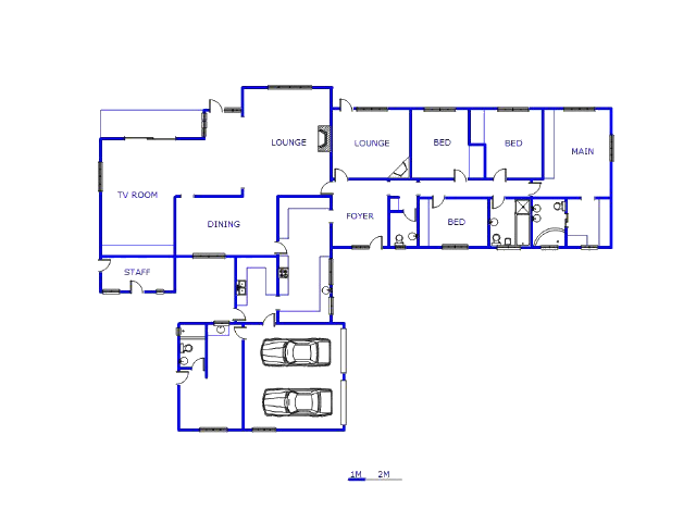 Floor plan of the property in Alberante