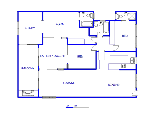 Floor plan of the property in Margate