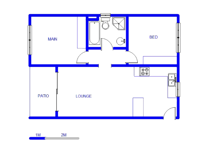 Floor plan of the property in Erand Gardens