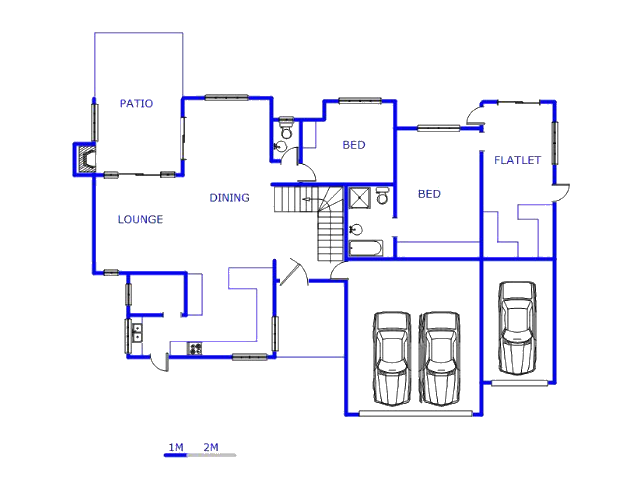 Floor plan of the property in Kosmos Ridge