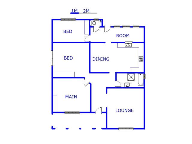 Floor plan of the property in Lilyvale AH