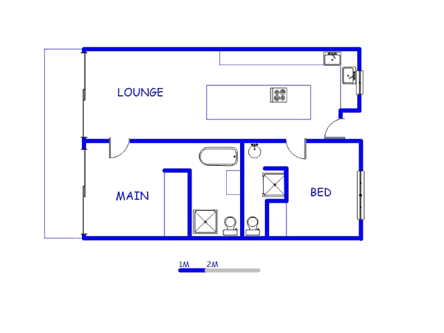Floor plan of the property in Doonside
