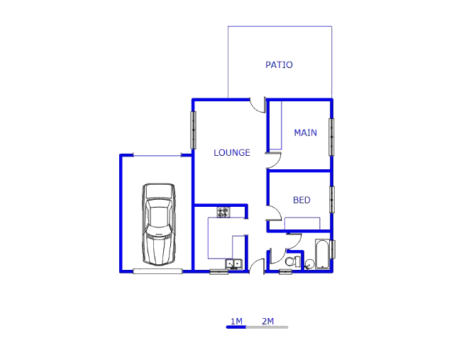 Floor plan of the property in Lotus Gardens