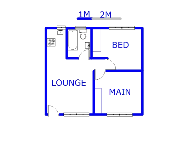 Floor plan of the property in Duvha Park