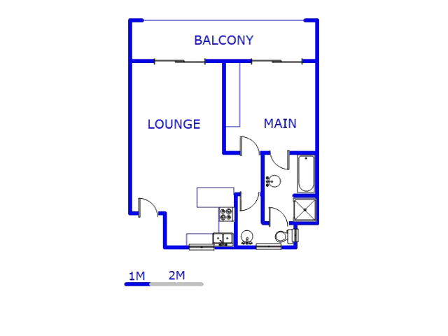 Floor plan of the property in Bruma