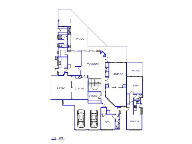 Floor plan of the property in Laudium