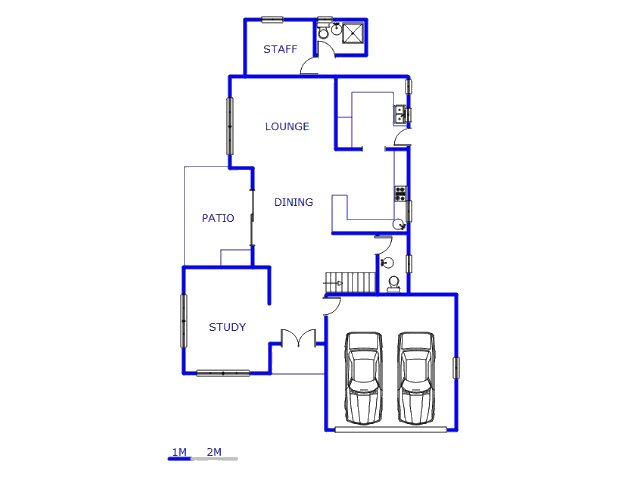 Floor plan of the property in Bronberg