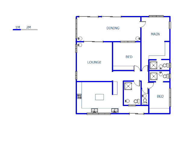 Floor plan of the property in Sherwood