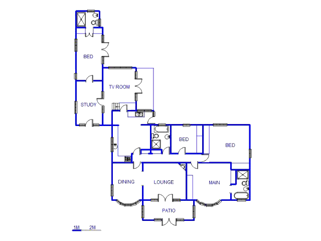 Floor plan of the property in Parkwood