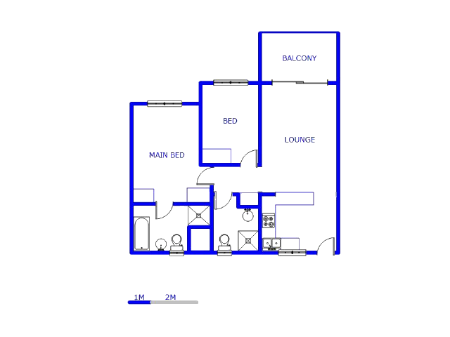 1st Floor - 85m2 of property for sale in Kengies