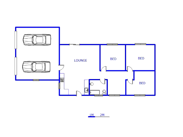 Floor plan of the property in Duvha Park