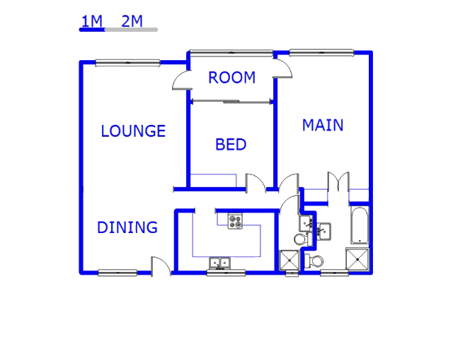 Floor plan of the property in Musgrave