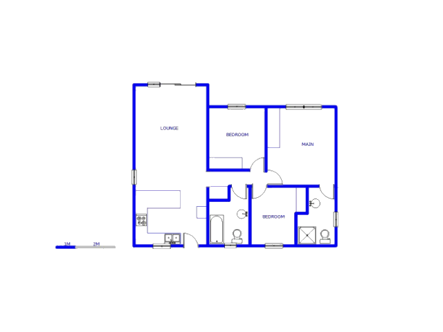 Floor plan of the property in Lyndhurst