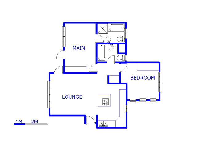 Floor plan of the property in Parkwood