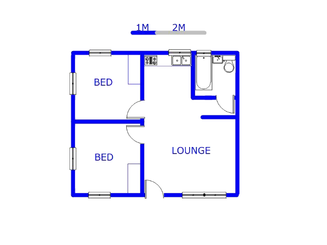 Floor plan of the property in Sagewood