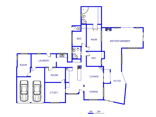 Floor plan of the property in The Reeds