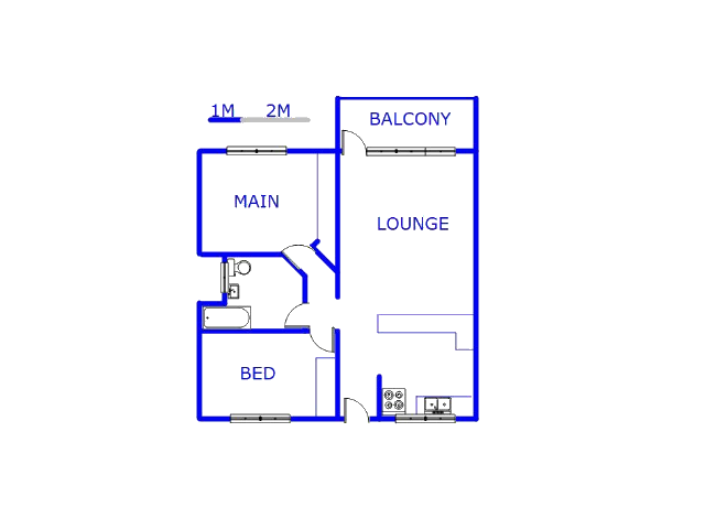2nd Floor - 84m2 of property for sale in Florida
