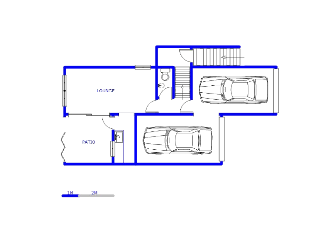 Floor plan of the property in Kyalami Hills