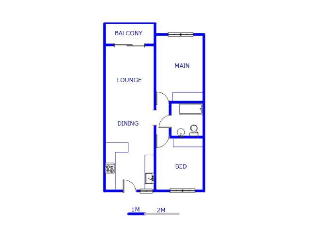 2nd Floor - 65m2 of property for sale in Zwartkop