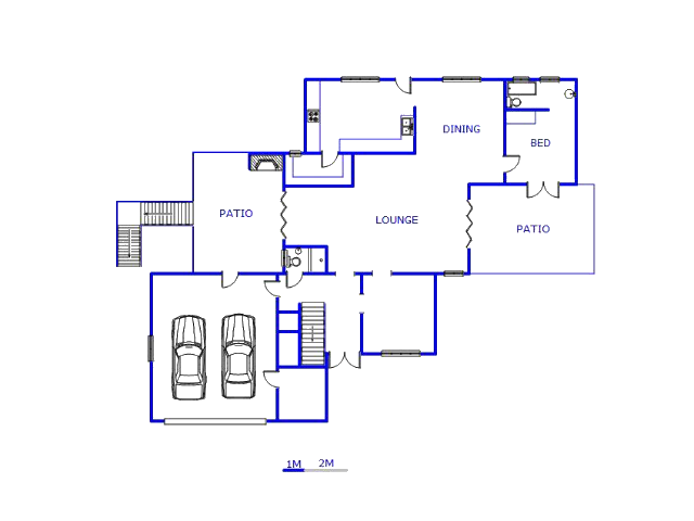 Floor plan of the property in Honingklip 178 IQ