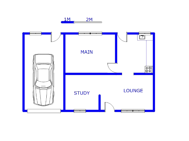 Floor plan of the property in Tembisa