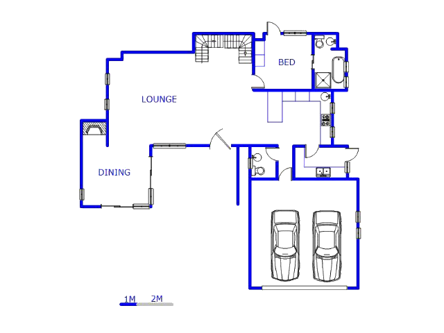 Floor plan of the property in Midstream Estate