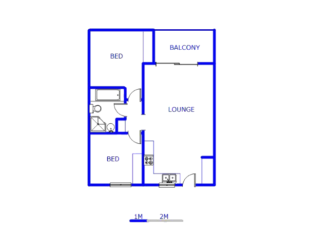 Floor plan of the property in Plooysville A H