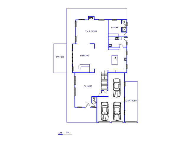 Floor plan of the property in Louwlardia
