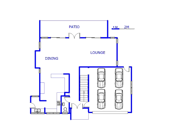 Floor plan of the property in Ballito
