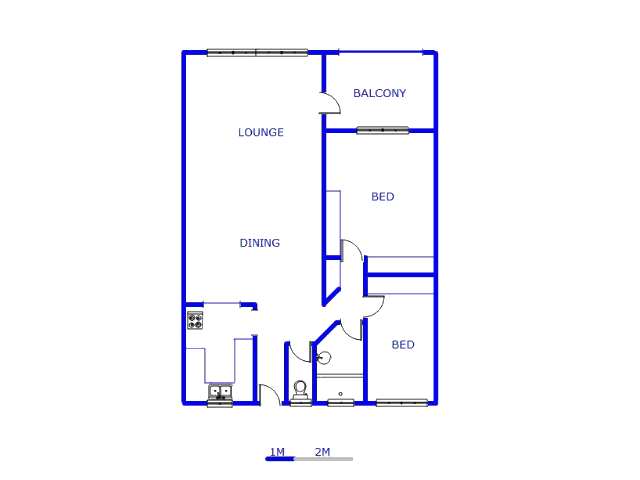 Floor plan of the property in Freeland Park
