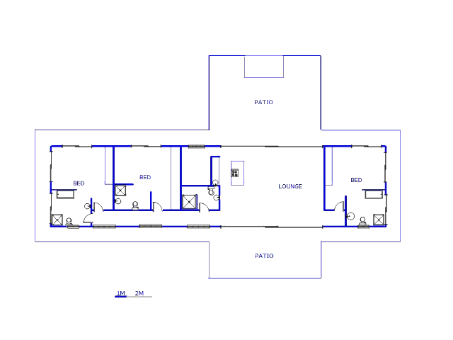Floor plan of the property in Lephalale (Ellisras)